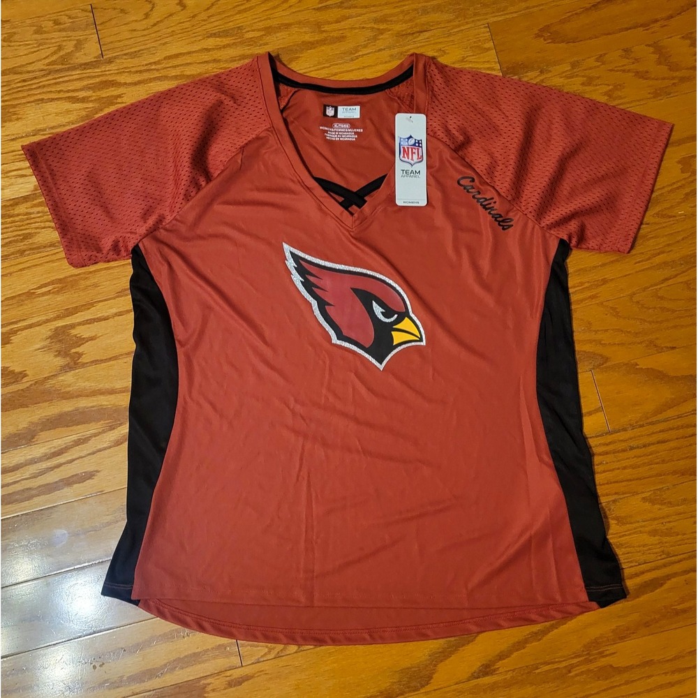 Arizona Cardinals NFL Women's XL Red/Black Shirt NFL Team Apparel